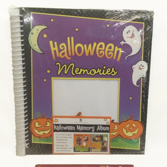 Halloween Memory Album and Foam Sticker Book Lot - Picture 2 of 9
